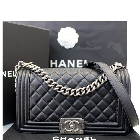 chanel 2017 boy bag|Chanel le boy medium price.